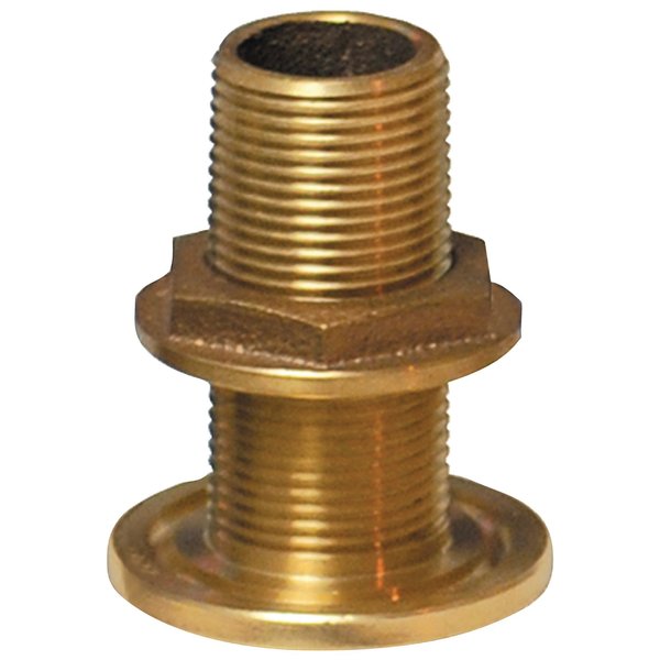 Groco TH Bronze Standard Length Thru-Hull With Nut, NPS Thread TH-500-W